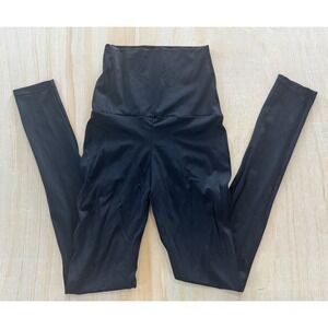 Balera Black High Waisted Dance Leggings Adult Small SA Athletic Yoga Pants